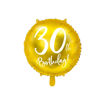 Picture of GOLD FOIL BALLOON 30TH BIRTHDAY 18 INCH